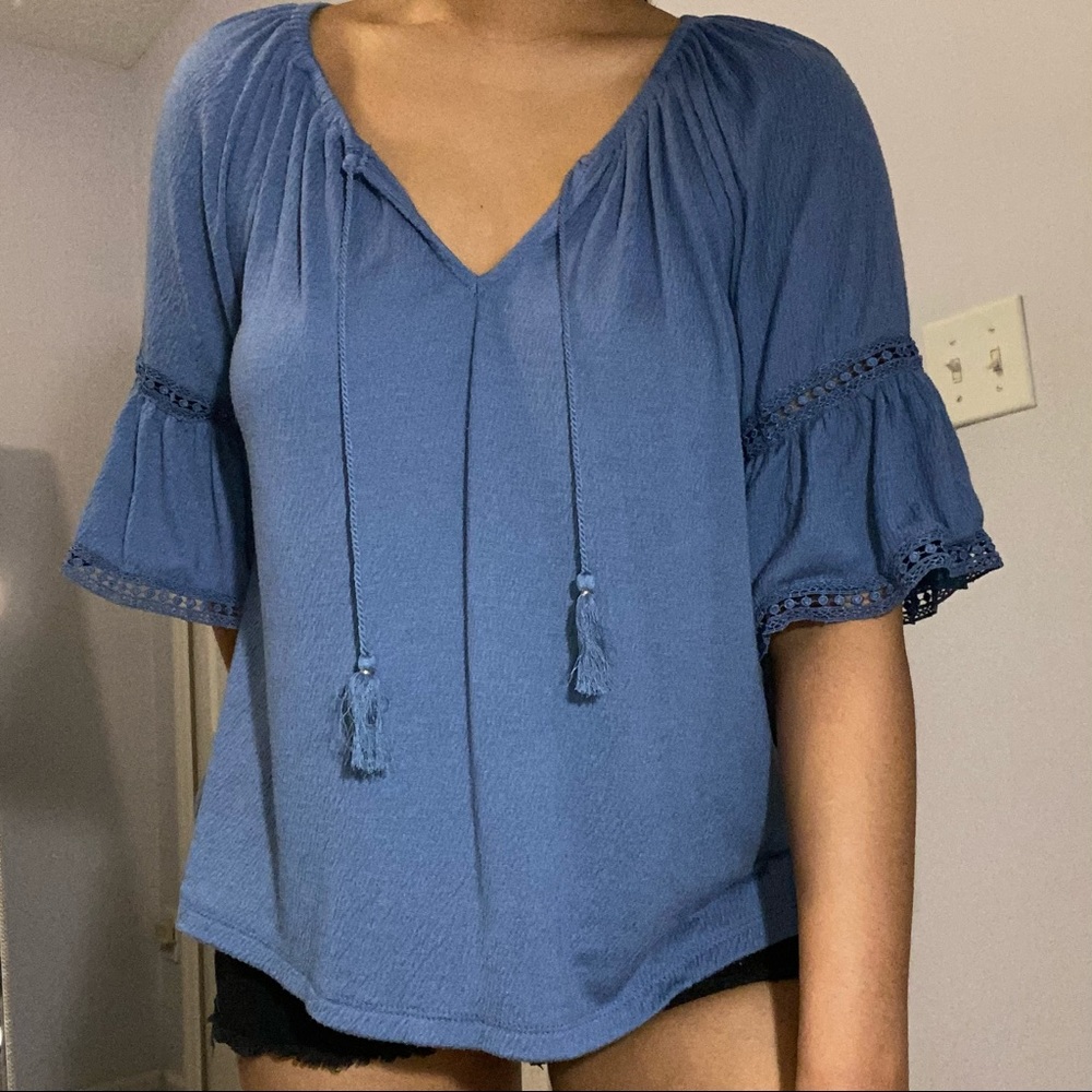 Old Navy Blue Blouse (MS)